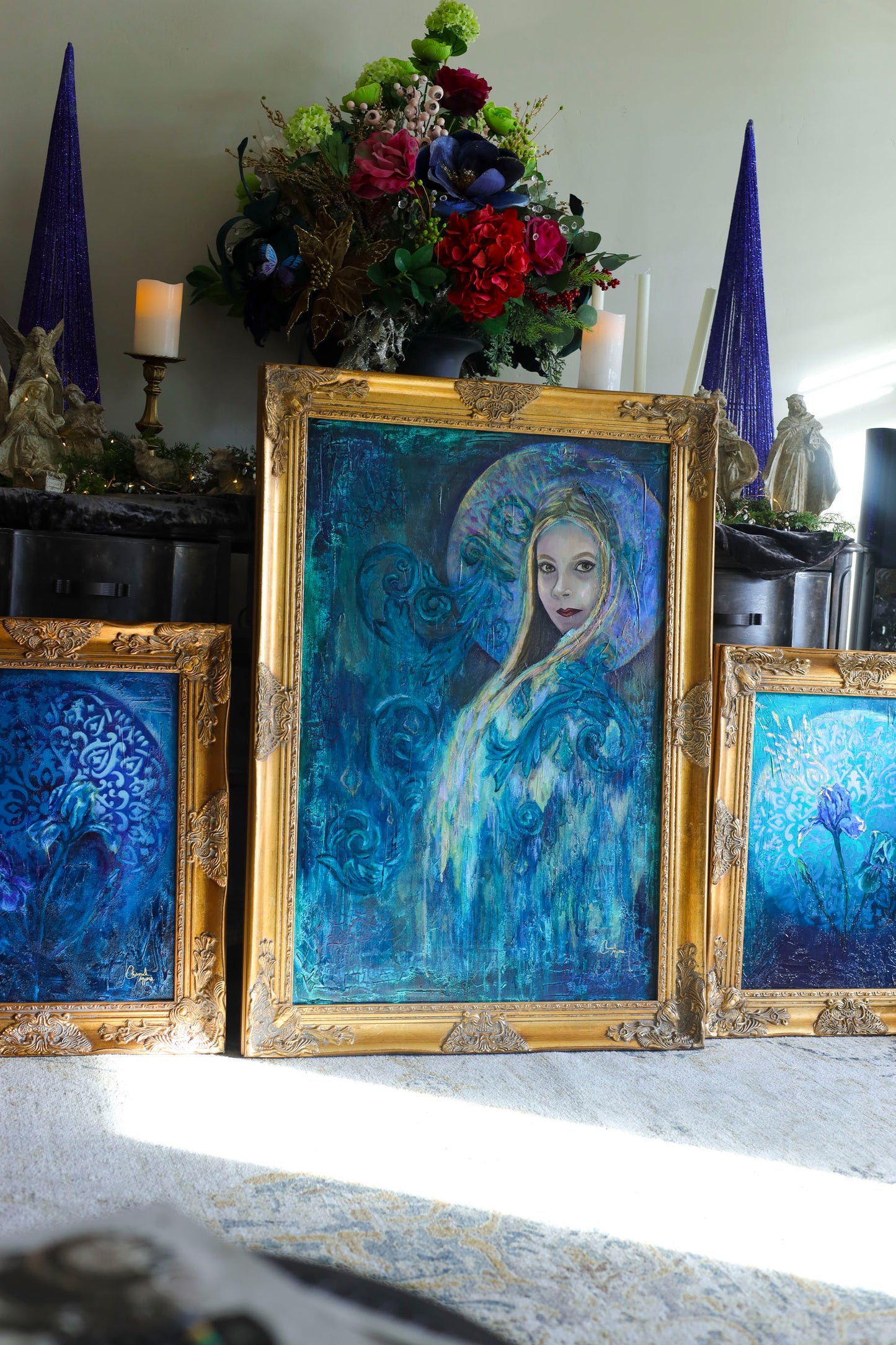 Triptychc: Iris of the Night, Iris of the Day, and Iris of the World